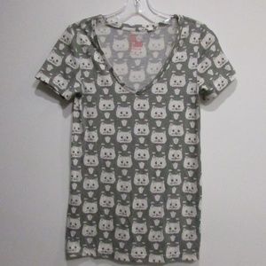 Nollie graphic cat print t-shirt